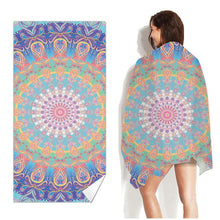 Load image into Gallery viewer, Bath Towels Beach cushion Summer Towle Yoga mat Beach towel
